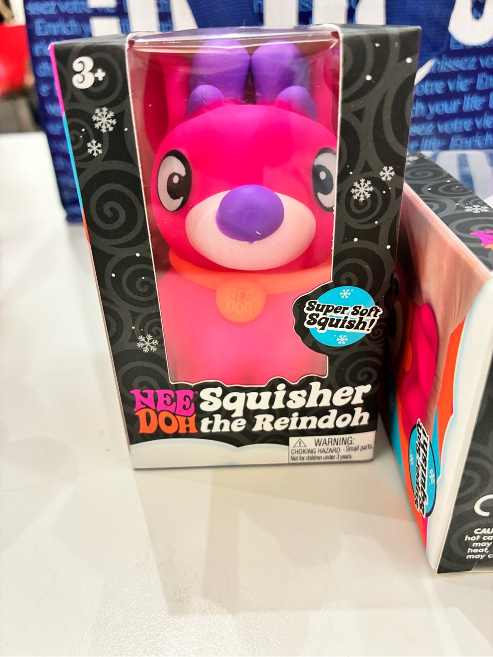 Squisher the Reindoh Pink & Purple Soft Squishy Toy